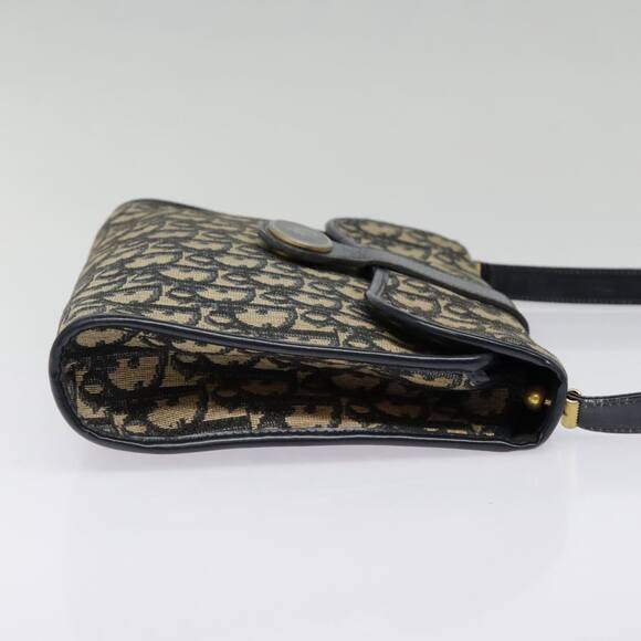 DIOR Trotter Canvas Shoulder Bag Navy - Picture 5 of 12